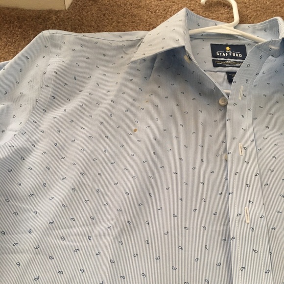 NWT stafford buttonup shirts men printed paisley - Picture 7 of 7